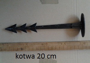 kotwa do agrotkaniny geowłókniny