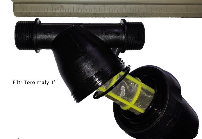 filtr antypiaskowy TORO siatkowy mały