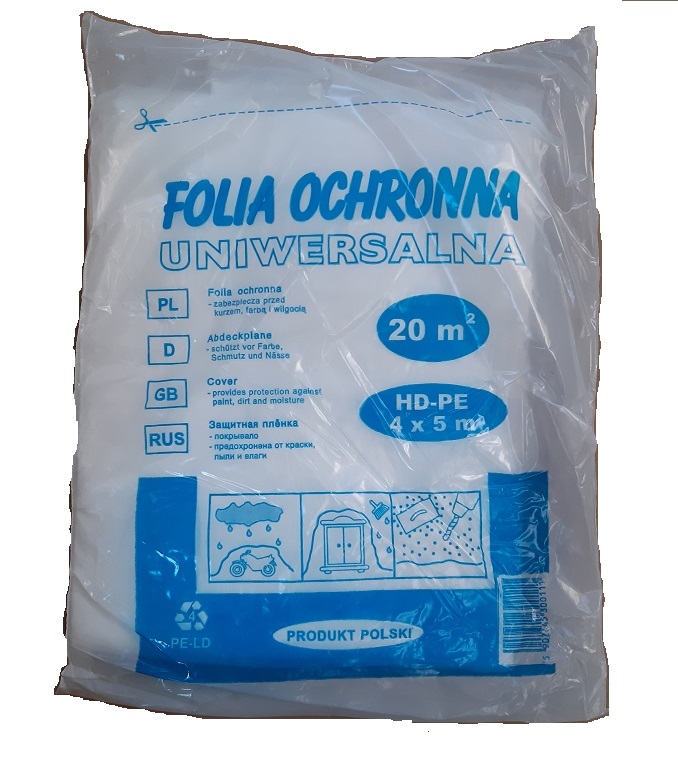 folia ochronna malarska 0,007 4x5 m