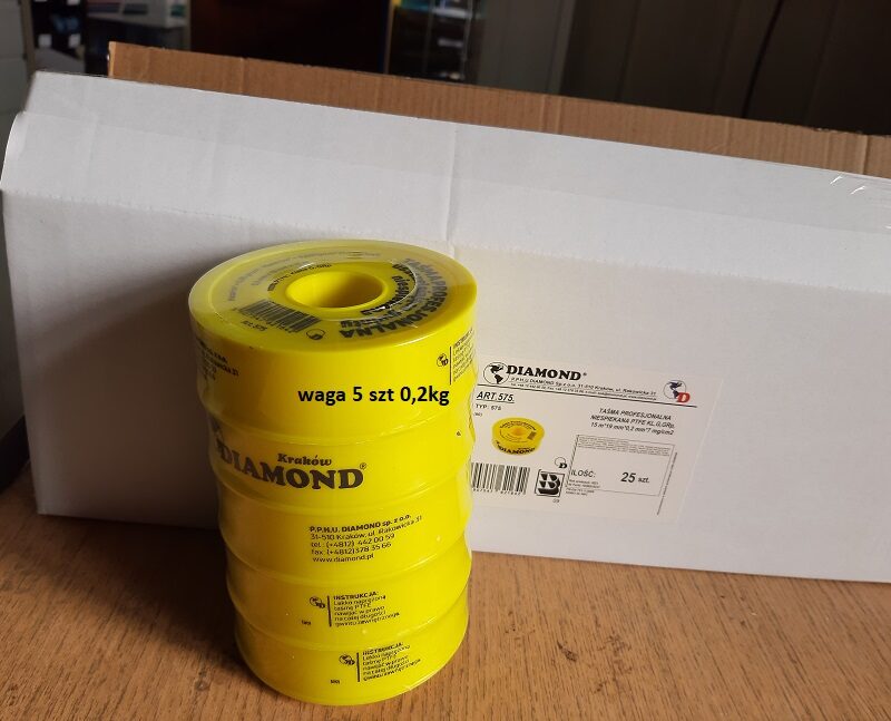 tasma teflonowa gruba 0,2 mm