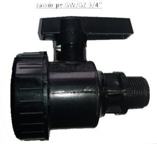 Zawór kulowy Pe 1'gz x 1''gw